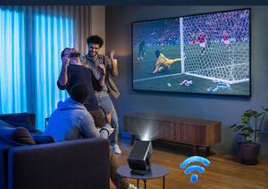 Mini Proyector LED X1 con WiFi Mejorado, Compatible con 1080P, Modo Cine, Sincronización de Pantalla de Teléfono a través de WiFi/USB, Portátil para Exteriores - Product Image 5