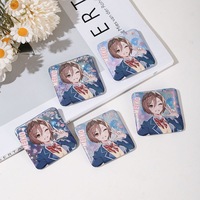 Badge en métal vierge personnalisé à bas prix avec impression de logo, sans minimum de commande, pour promotion, cadeau, vente en gros