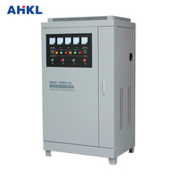 Régulateur de tension triphasé 100 KVA avec affichage numérique et stabilisateur à enroulement en cuivre pour équipement CNC, ascenseurs et machines d'impression