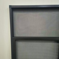 Écran moderne à 24 clous et trois poussoirs Cadre en aluminium extrêmement étroit Caractéristiques antivol anti-moustique personnalisées Hôtels