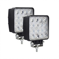 Kit de conversion de phares LED haute puissance pour AC Schnitzer X6 E71 SUV 2010- 24V, lampe auxiliaire carrée avec ventilateur de refroidissement