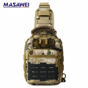 Bolso Táctico Masawei para el Pecho, Multicompartimentos, Impermeable, Deportivo, para Hombre, Tipo Bandolera - Product Image 1