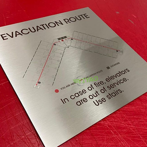 YIYAO entrada ada Acero inoxidable braille sign para oficina - Product Image 3