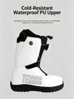 Chaussures de snowboard Ft Fast Wearing pour hommes, polyvalentes, professionnelles, chaudes, antidérapantes, imperméables, durables, résistantes au froid et au vent