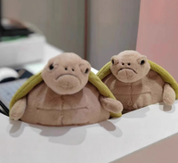 Peluche Tortue Personnage Populaire, Jouet en Peluche Personnage de Dessin Animé Personnalisé, Tortue Verte, Jouets pour Enfants
