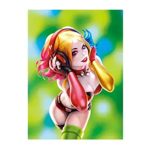 Lage Prijs 3d Anime Meisje Poster Afdrukken Anime Poster Lenticulaire 3d Anime Poster 3d