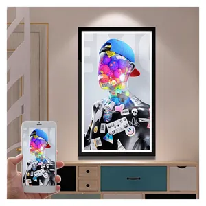 Endnote Download Digital Art Screen Smart Picture Nft Display Decorative Large Wifi Digital Photo Frame 32Inch For Gallery