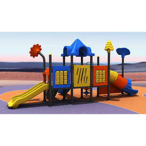 Juegos de aventura al aire libre para niños con toboganes emocionantes y equipo de juegos de plástico resistente ideal para parques públicos - Product Image 2