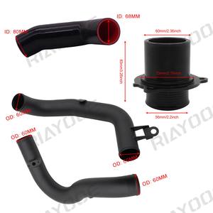 Kit de tuyau de Charge Turbo <span class=keywords><strong>Intercooler</strong></span> 70MM pour VW Golf MK7 GTI MQB Jetta GLI EA888 Gen3 <span class=keywords><strong>Audi</strong></span> S3 A3 8V FWD Quattro Cupra 1.8T 2.0T - Product Image 3