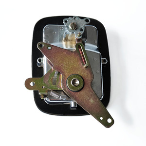 Chiusura a Compressione con Manopola Rossa per Pannelli Apribili, Veicoli, Cassette degli Attrezzi, Armadietti Industriali, in Lega di Zinco Cromata - Product Image 4