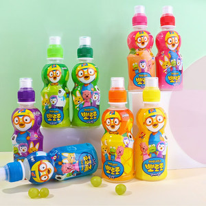 Bebida de jugo de <span class=keywords><strong>Pororo</strong></span> <span class=keywords><strong>coreano</strong></span> 235ML fresa arándano uva mango leche bebida afrutada bebida exótica para niños - Product Image 4