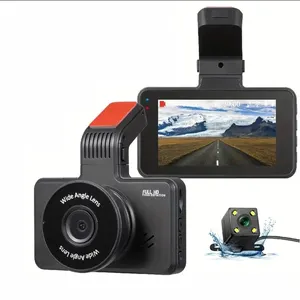 3 pollici 1080p auto dashcam con telecamera posteriore per auto di sicurezza di guida