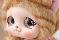 Nouvelle poupée en peluche chaton mignon en coton et vinyle, transformable, porte-clés, pendentif de sac à dos, cadeau d'anniversaire pour enfants