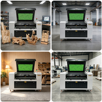 Tounjen 7050 Nueva Máquina de Grabado Láser CO2 de Alta Precisión con Refrigeración por Agua, Control Ruida, CNC, para Acrílico, Madera, Papel, Piedra, Vidrio, AI, DST