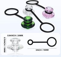 Lot de 3 diffuseurs en verre, couvercles de ventilation aux couleurs éclatantes, accessoires d'utilisation PUFCO PEK I, pièces de rechange PFC-P