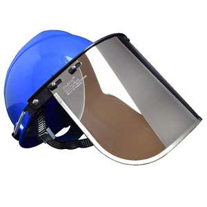 Protector Facial Aluminizado Resistente al Calor <span class=keywords><strong>para</strong></span> Protección a Altas Temperaturas <span class=keywords><strong>de</strong></span> hasta 1000 Grados ° Visera <span class=keywords><strong>de</strong></span> Seguridad Industrial C - Product Image 1