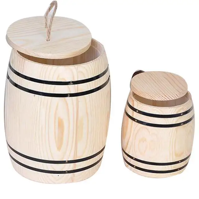 BACARDI customized belcedere vodka bottle cheap wooden cooler with lid supplier wooden ice bucket