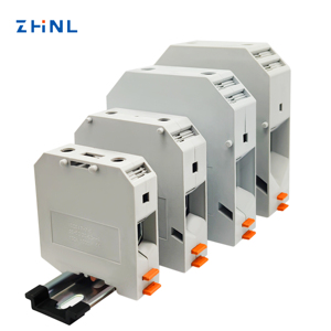 Borniers de rail DIN en alliage de cuivre à usage général 800V, <span class=keywords><strong>connexion</strong></span> par vis, pour applications automobiles et industrielles, 300A max continu - Product Image 4