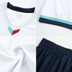 Schnell Trocknende Atmungsaktive Fußballtrikots Großhandel Hersteller Maßgeschneiderte Fußballtrikots Günstige Sublimations-Fußballtrikot-Sets - Product Image 4