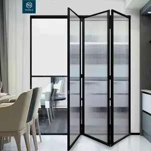 interior modern french french interior white doors firerated frame dog sliding folding glass door with panink bar