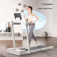 Cinta de correr silenciosa multifuncional plegable pequeña modelo 2025 para uso familiar en el hogar, máquina para correr, peso máximo 120KGS