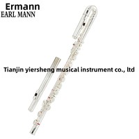Elman Alto Flute YCF-62 White Brass Silver-Plated G Major Tone Instrument Performance Test