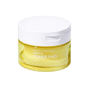 TENZERO Green Tangerine Vita C Toner Pad Masque facial compressé pour tous types de peau, blanchissant, vitamine C, parfumé WT-BPC-0988 - Product Image 1