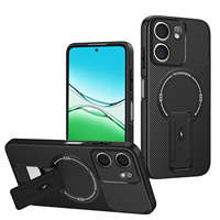 Étui de téléphone portable magnétique à texture fibre de carbone populaire pour OPPO Reno 15 Pro Max Reno 14 Reno 13 A5X A6X