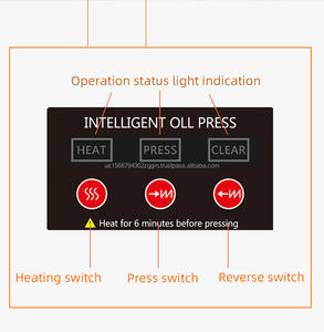 Presse à huile à froid B02 automatique Machine à presser l'huile de graines de sésame d'arachide et de lin pour les entreprises - Product Image 6