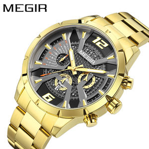 <span class=keywords><strong>MEGIR</strong></span> 2221 vente en gros personnalisé hommes horloge bas <span class=keywords><strong>prix</strong></span> bracelet en acier inoxydable résistant à l'eau date affichage stockage <span class=keywords><strong>montre</strong></span> de sport - Product Image 1