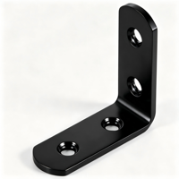 Supports d'angle larges décoratifs pour meubles, équerres métalliques à 90 degrés en forme de L pour cadre de lit en bois, meubles et étagères