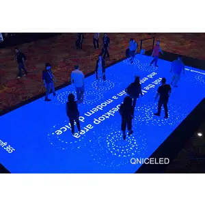 3D 대화 형 LED 댄스 플로어 피소 LED 콘 루즈 파라 피에스타 피소 LED 인피니토 파라 베일 르 디스코 디지털 LED 비디오 댄스 플로어