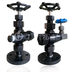 Manomètre tubulaire à commande manuelle OEM, robinet de niveau pour liquide, verre forgé WCB, robinets de qualité, robinets de niveau - Type <span class=keywords><strong>d</strong></span>écalé - Product Image 1