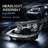 Nafu Auto Parts D4S Ensemble de phares HID à montage direct OEM pour Lexus LS460 2013-2015, phare à ampoule halogène avec lentille PC