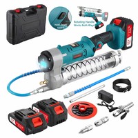 Pistola de Grasa Eléctrica Recargable de Alta Presión para Lubricación de Maquinaria de Excavación