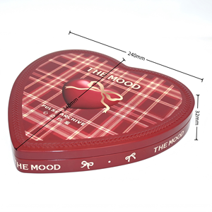 Hộp bao bì sô cô la hình trái tim tùy chỉnh, bao bì kẹo cá nhân, tùy chỉnh hộp sắt - Product Image 2