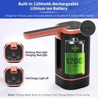 Distributeur à Pompe Électrique Portable pour Bonbonne d'Eau de 5 Gallons – Fontaine Automatique pour Maison et Bureau
