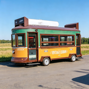 Small Business Startup Food Cart, Flexible Mobile Catering Cart Custom Large Mobile Food Truck for Coffee Shop Street Food Cart - Product Image 2