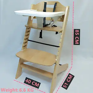 Yiyang Modern High End 3 In 1 Dining Toddler Baby Wooden High Chair For Feeding