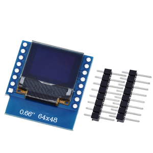 Module d'affichage <span class=keywords><strong>OLED</strong></span> de 0,66 <span class=keywords><strong>pouces</strong></span> pour WEMOS D1 MINI, Module AVR STM32 64x48, écran LCD de 0,66 <span class=keywords><strong>pouces</strong></span>, IIC I2C <span class=keywords><strong>OLED</strong></span> - Product Image 4