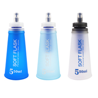 Bouteille d'eau souple pliable Exroad personnalisée de 550 ml en TPU avec filtre, sans BPA, membrane UF, utilisation en extérieur, écologique, légère