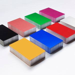 Tarjetas de Visita de Acero Inoxidable 304 con Logotipo Grabado e Impresión Personalizada, MOQ Bajo - Tarjetas de Identidad Premium para Directores Ejecutivos - Product Image 3