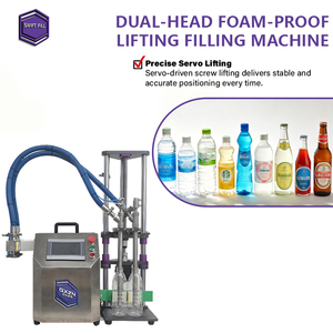<span class=keywords><strong>Machine</strong></span> de remplissage de bière artisanale haute précision, compatible multi-bouteilles, avec conception <span class=keywords><strong>flexible</strong></span>, double tête anti-mousse et levage sécurisé - Product Image 3