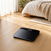 Balance connectée Bluetooth intelligente, pèse-personne numérique avec mesure de la graisse corporelle et de l'IMC, haute précision, tracker d'activité physique, balance électronique pour salle de bain, synchronisation avec l'application