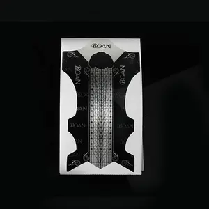 BQAN最佳质量强力胶超长XXL铝亚克力加长黑银美甲成型卷