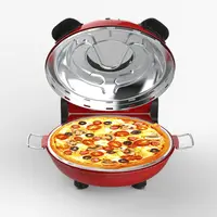 Nhà Sử Dụng 12 Inch Pan Với Gốm Baking Đá Crepe/Pancake Ý Pizza Điện Pizza Maker