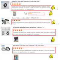 Marca HXK rodamiento rígido de bolas P4 P5 P6 Z9009 6006Z 6006 6003 6306 6400 6303 6303DDU para motocicleta