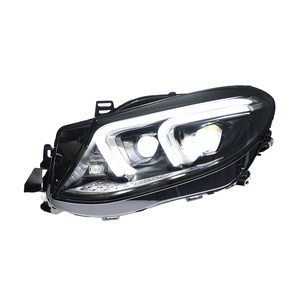 Pour Mercedes GLE 2015-2019, ensemble de phares W166, 12V LED, feux de jour avec lentille à défilement - Garantie 1 an, haute performance - Product Image 2