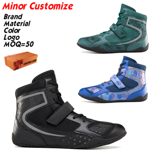 OEM Individuelles Logo Erstellen Sie Ihre Eigenen Professionellen Mesh Sommer/Winter Gym Boxen Wrestling Trainingsschuhe für Herren - Product Image 1