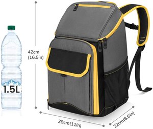 Portable <strong>Cooler</strong> <strong>Backpack</strong> Waterproof Insulated Soft Collapsible <strong>Cooler</strong> Bag Sand Free Soft-Sided Cooling Bag - Product Image 3